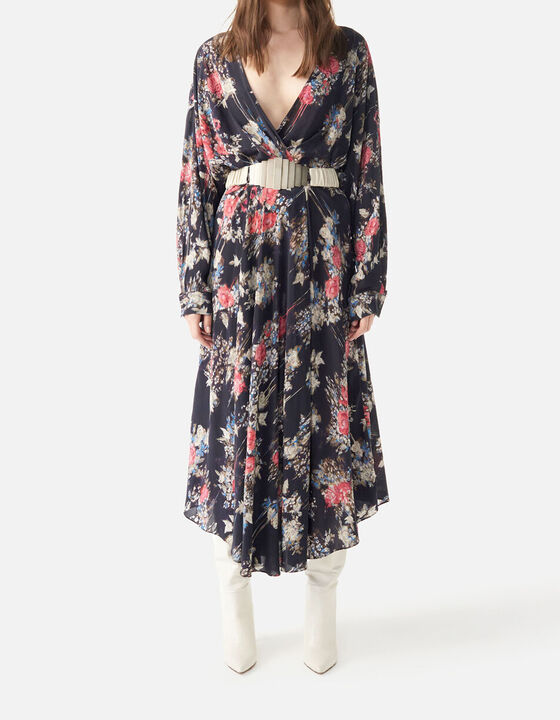 ALEYNA PRINTED LONG DRESS